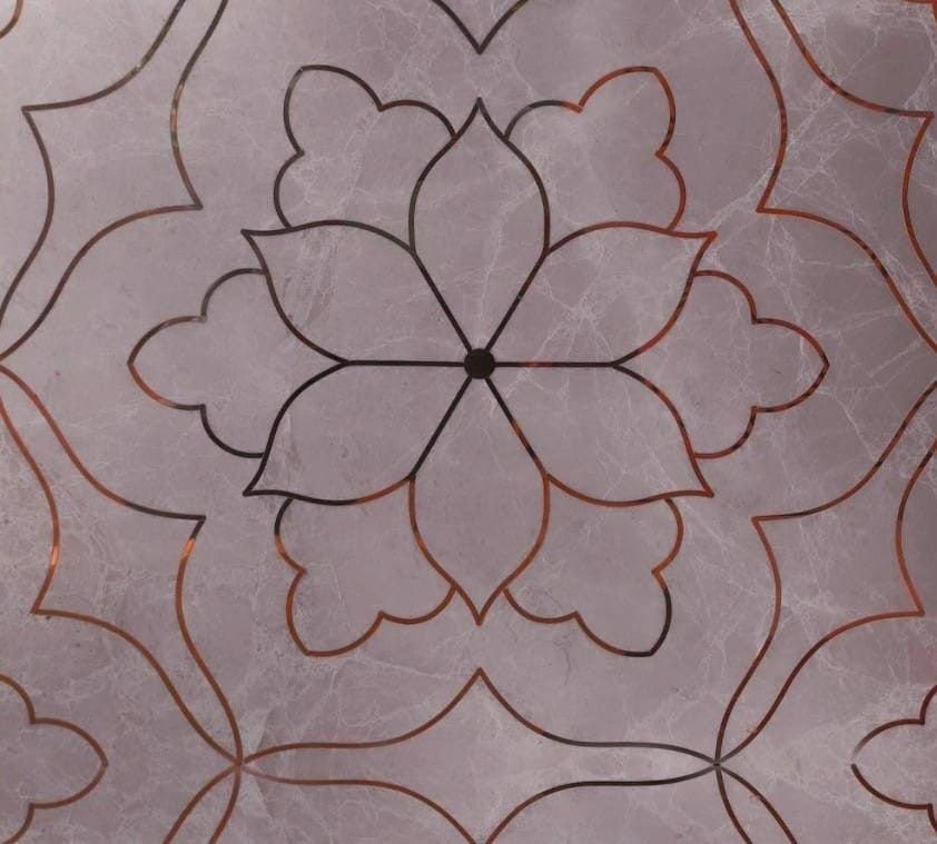 Brass inlay work design 3