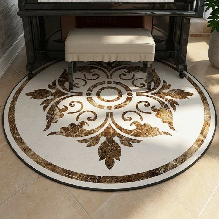 Marble flooring by Nexus Inlay Creation