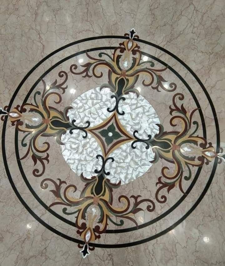 Marble flooring by Nexus Inlay Creation