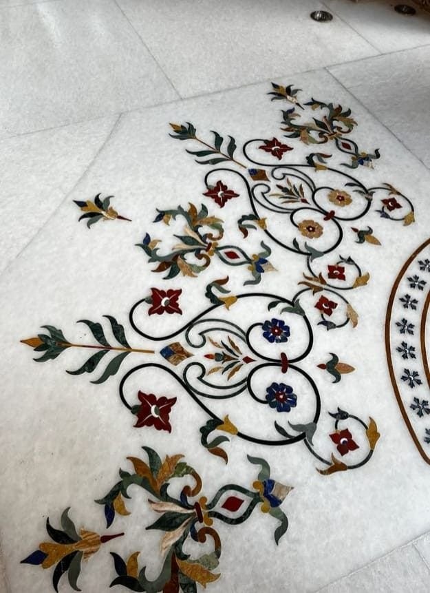 Marble flooring by Nexus Inlay Creation
