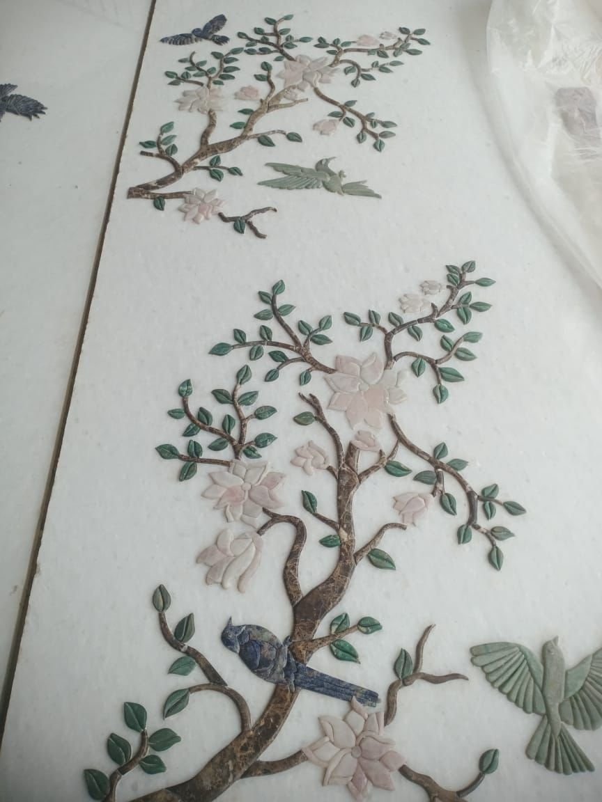 Marble wall panels by Nexus Inlay Creation
