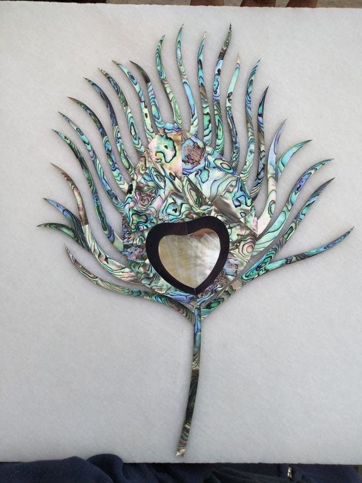 Paua shell work design 3